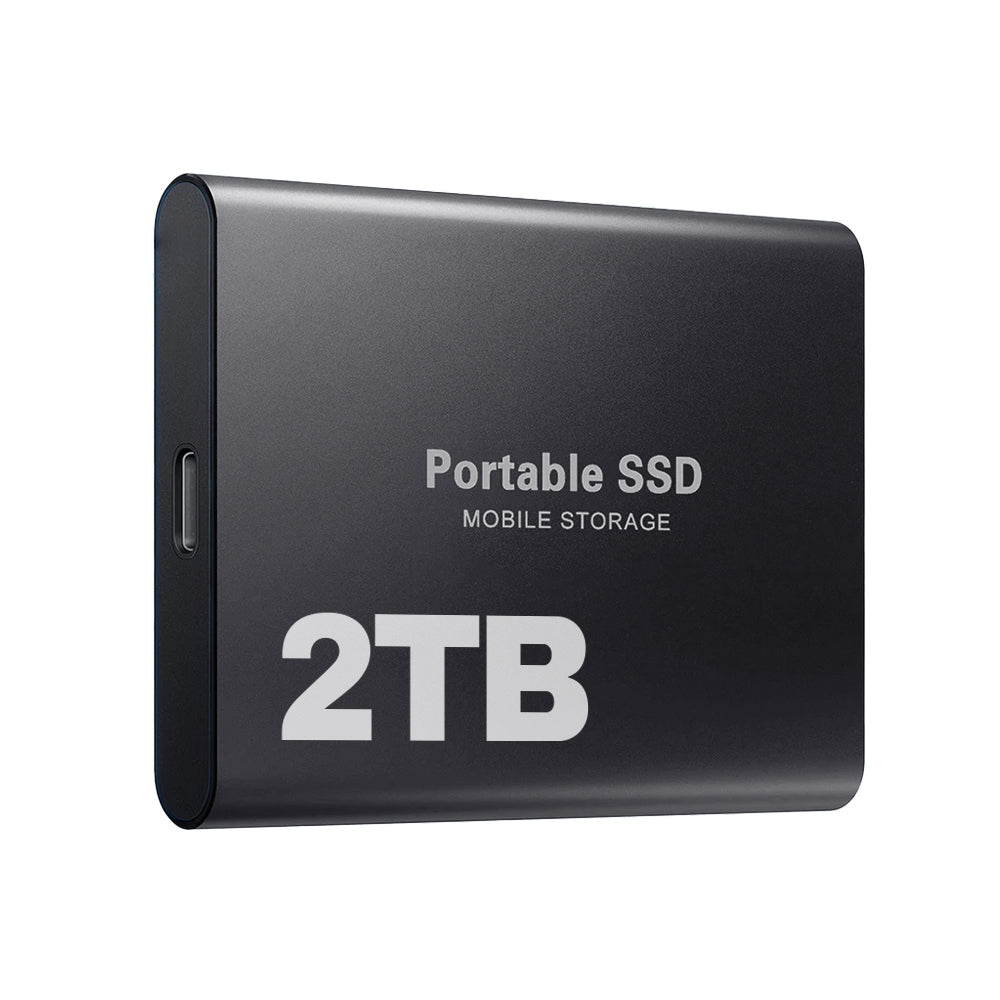 Bærbar høyhastighets-SSD, USB-C 1050 MB/s (2 TB)