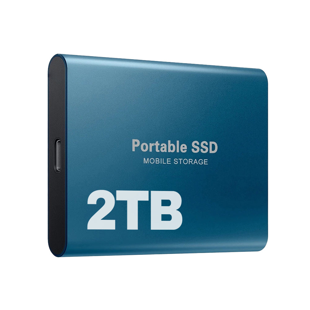 Bærbar høyhastighets-SSD, USB-C 1050 MB/s (2 TB)