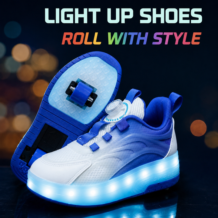 Lysende Sneakers for Barn – Fargerike, LED-Belysning for et Lekent Look