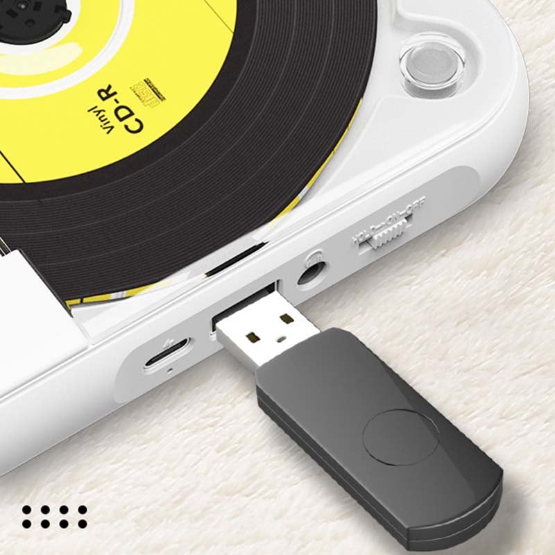Bærbar CD-spiller - Bluetooth | Hi-Fi-lyd | Flere farger