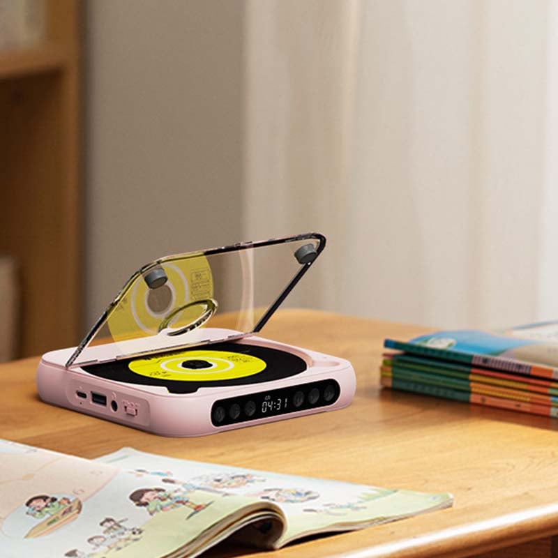 Bærbar CD-spiller - Bluetooth | Hi-Fi-lyd | Flere farger