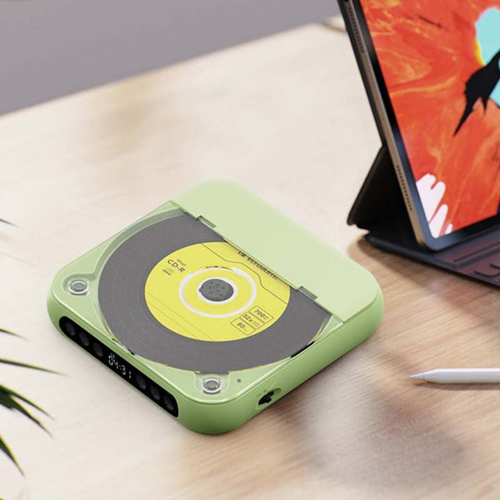 Bærbar CD-spiller - Bluetooth | Hi-Fi-lyd | Flere farger