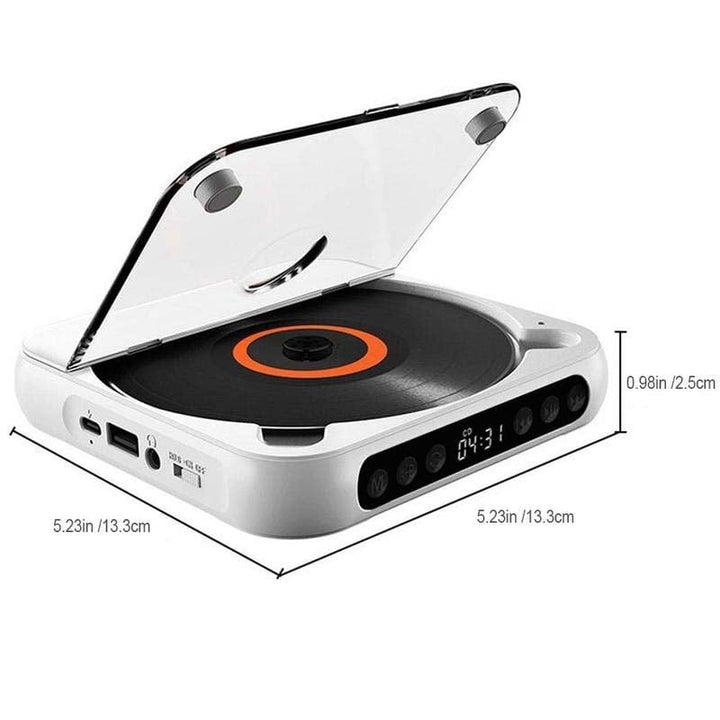 Bærbar CD-spiller - Bluetooth | Hi-Fi-lyd | Flere farger
