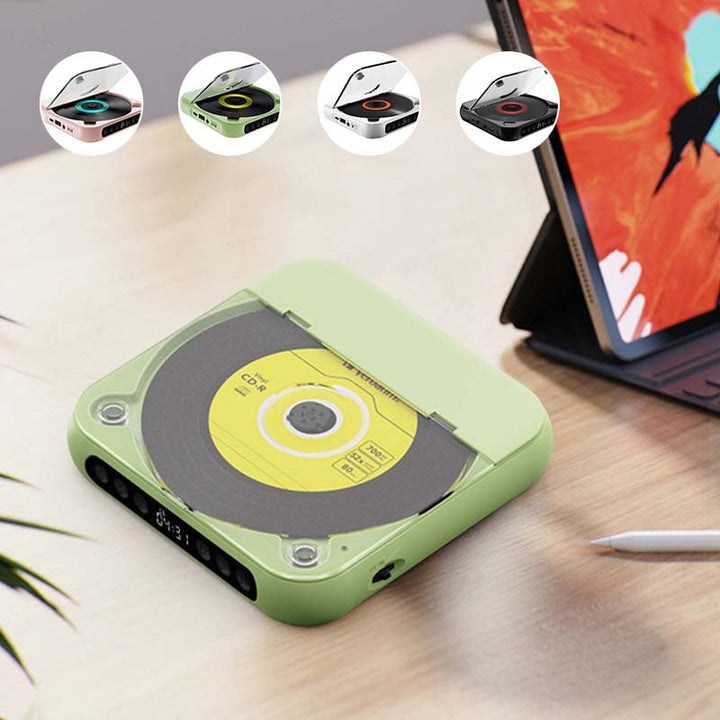 Bærbar CD-spiller - Bluetooth | Hi-Fi-lyd | Flere farger