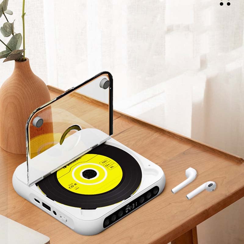 Bærbar CD-spiller - Bluetooth | Hi-Fi-lyd | Flere farger