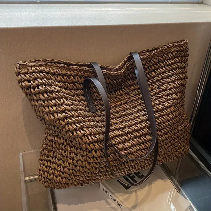 Kvinners Vevd Tote Bag – Stilig Bære-Alle for Daglig Bruk