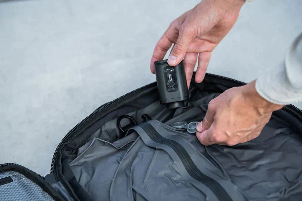 ElitePack ryggsekk med luftkomprimering | Vanntett 60L ryggsekk for jobb og reise med vakuumkomprimeringsteknologi