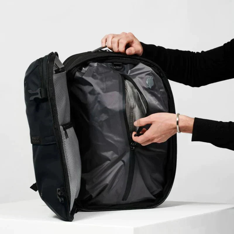ElitePack ryggsekk med luftkomprimering | Vanntett 60L ryggsekk for jobb og reise med vakuumkomprimeringsteknologi