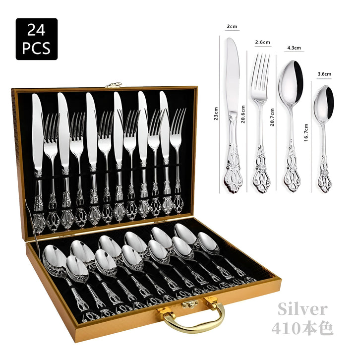Luksuriøst 24-delers bestikksett – RoyalCutlery