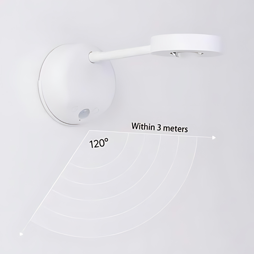 Trådløs LED-lyskaster med bevegelsessensor - Spark360