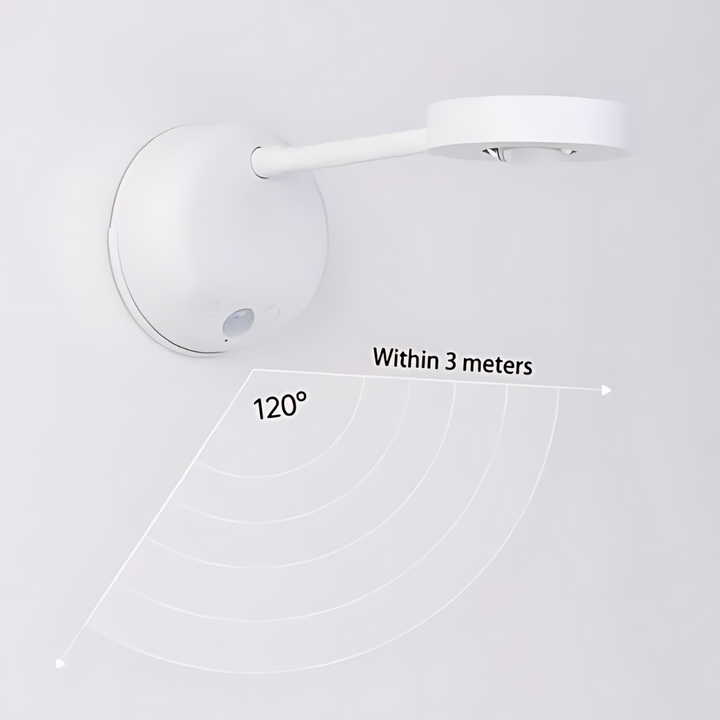 Trådløs LED-lyskaster med bevegelsessensor - Spark360