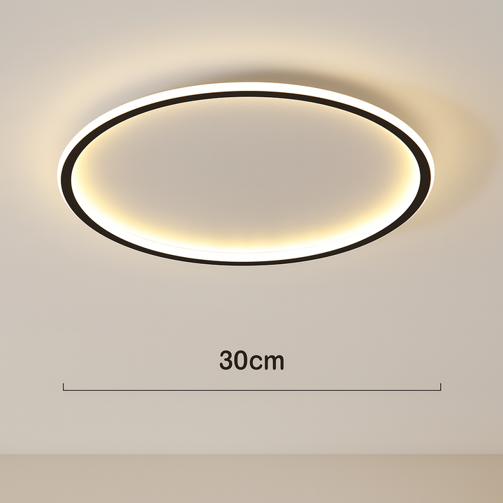 Rund LED-taklampe i skandinavisk stil | 1 lyskilde
