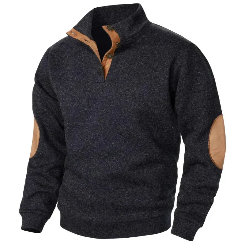 Herre V-Hals Genser for Utendørs &amp; Casual Stil