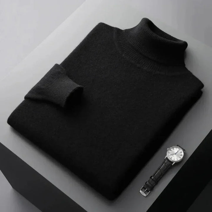 Herre Turtleneck Genser – Elegant Lag med Fins Utseende