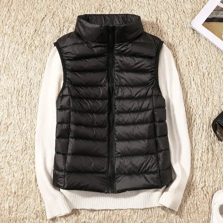 Vindbestandig Kvinners Bodywarmer med Glidelås