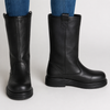 Boots i Skinn til Herre – Fôret, Vannavstøtende, Uformelle til Høst og Vinter