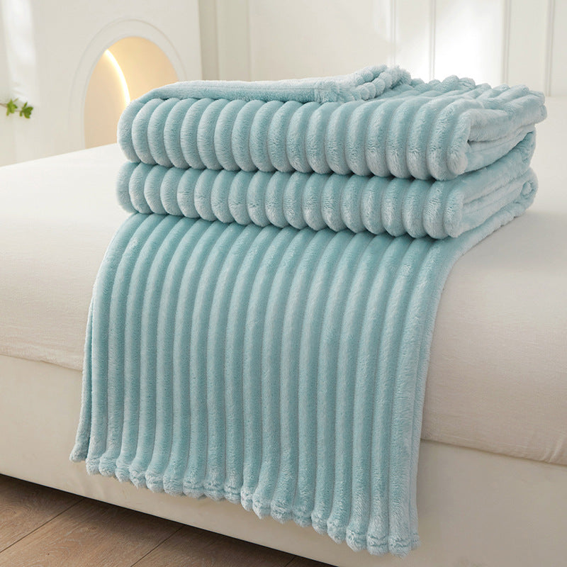 Pledd Grovstrikket Struktur Pledd for Sofa eller Seng | Stort