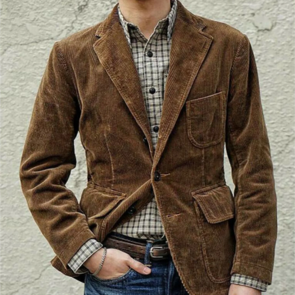 Menns Vintage Blazer – Klassisk Stil med Modern Appell