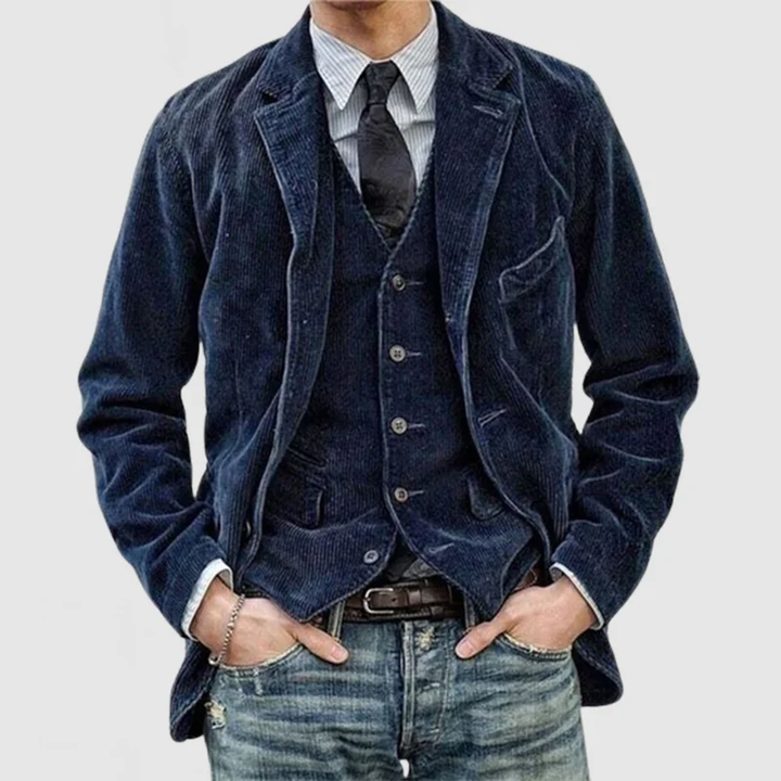 Menns Vintage Blazer – Klassisk Stil med Modern Appell