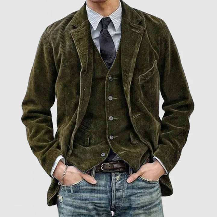 Menns Vintage Blazer – Klassisk Stil med Modern Appell