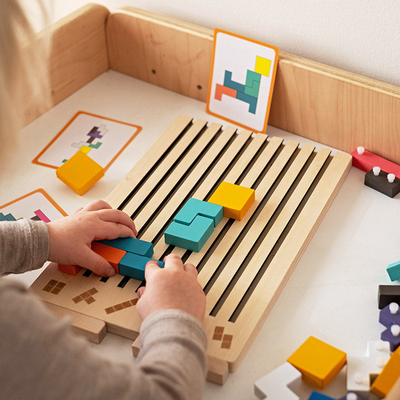 Tetris-puslespill i tre - hjernetrim som vokser sammen med barnet ditt