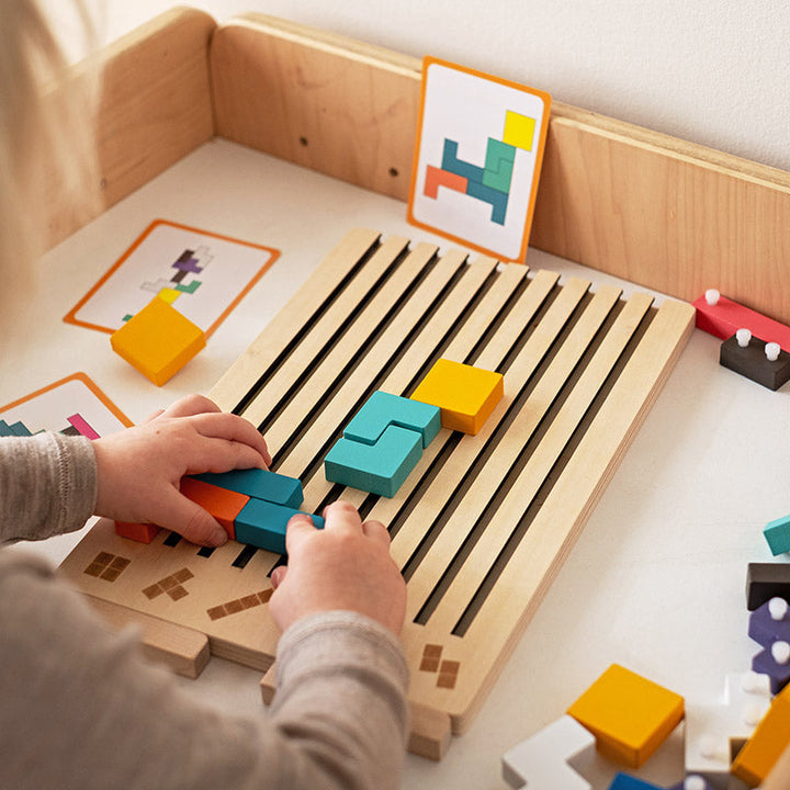 Tetris-puslespill i tre - hjernetrim som vokser sammen med barnet ditt