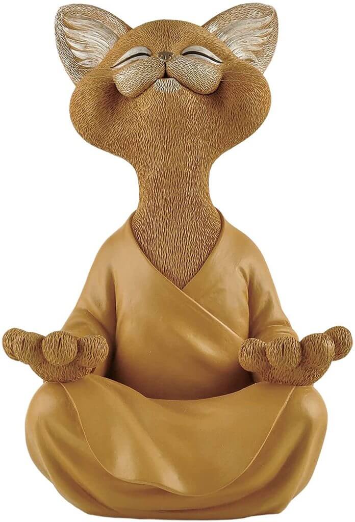 Buddha-kattefigur