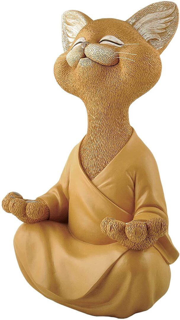Buddha-kattefigur