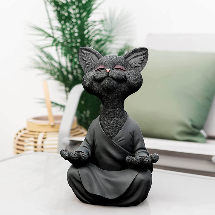 Buddha-kattefigur
