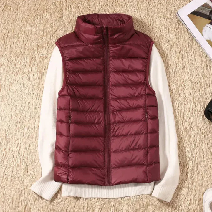 Vindbestandig Kvinners Bodywarmer med Glidelås