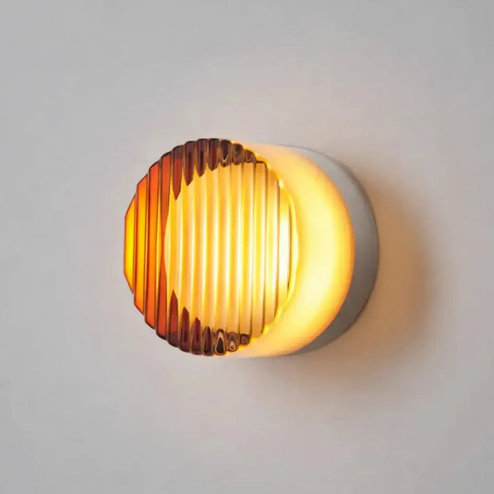 Nordisk rund vegglampe – moderne LED-vegglampe til soverom og gang
