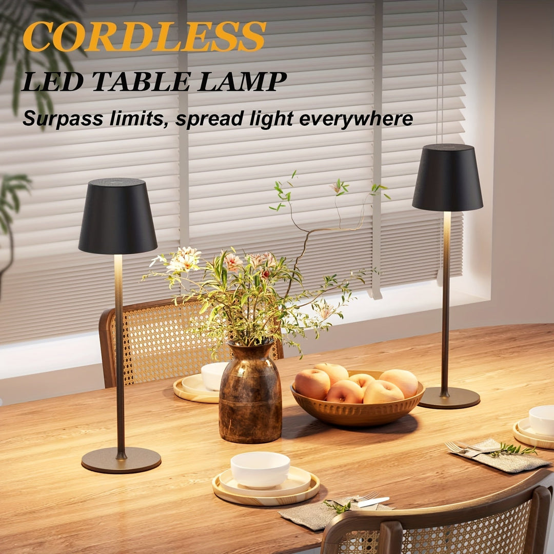Elegant trådløs bordlampe – Moderne og praktisk