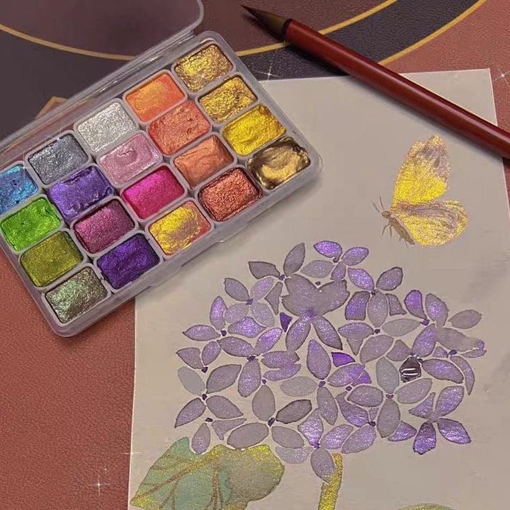 Flerfarget Akvarellmalingsett - ColorCrafter