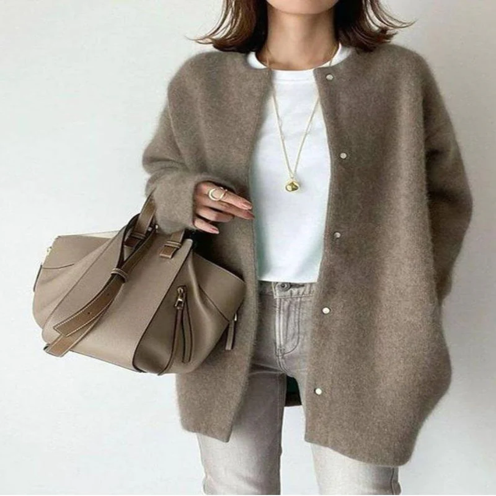 Verena Strikket Cardigan – Allsidig Stil for Lagdelte Utseende