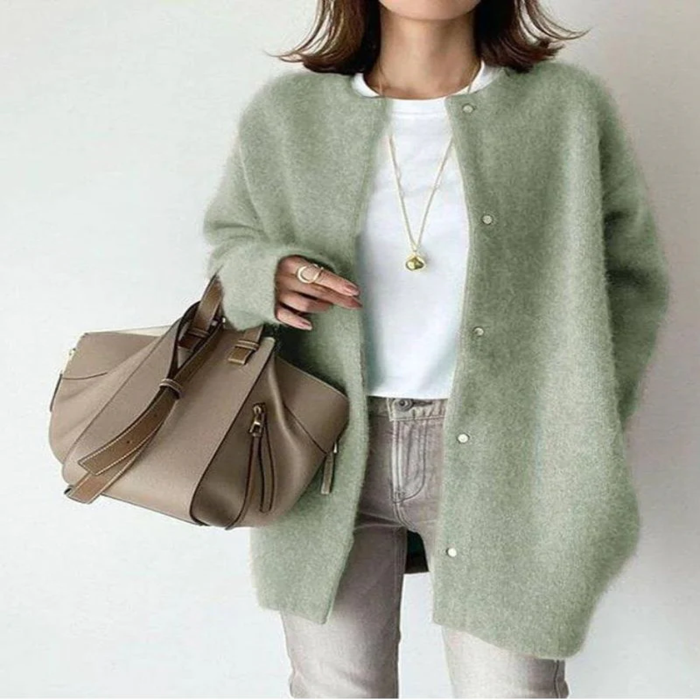 Verena Strikket Cardigan – Allsidig Stil for Lagdelte Utseende