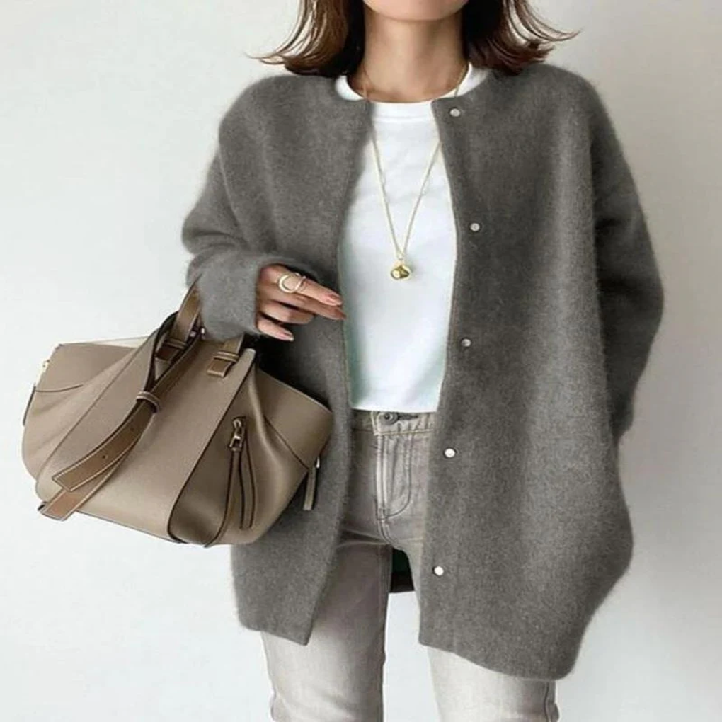 Verena Strikket Cardigan – Allsidig Stil for Lagdelte Utseende
