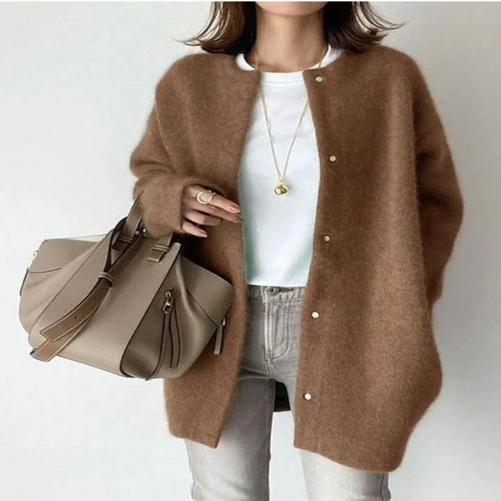 Verena Strikket Cardigan – Allsidig Stil for Lagdelte Utseende