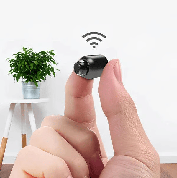 Mini 1080P HD WiFi-sikkerhetskamera – tar opp video og lyd.