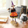 Halloween heks resinfigur dekorasjon