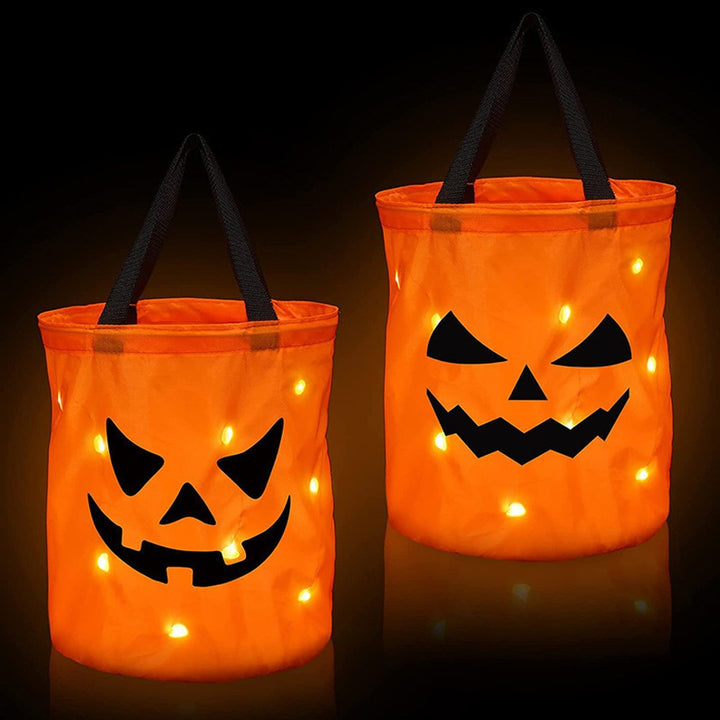 3D Halloween-gresskar trick-or-treat-veske