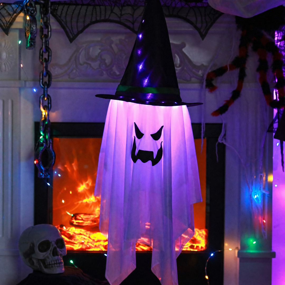 Halloween Lysende Spøkelse Dekorasjonsrekvisitt