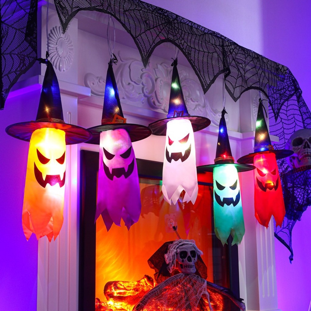 Halloween Lysende Spøkelse Dekorasjonsrekvisitt