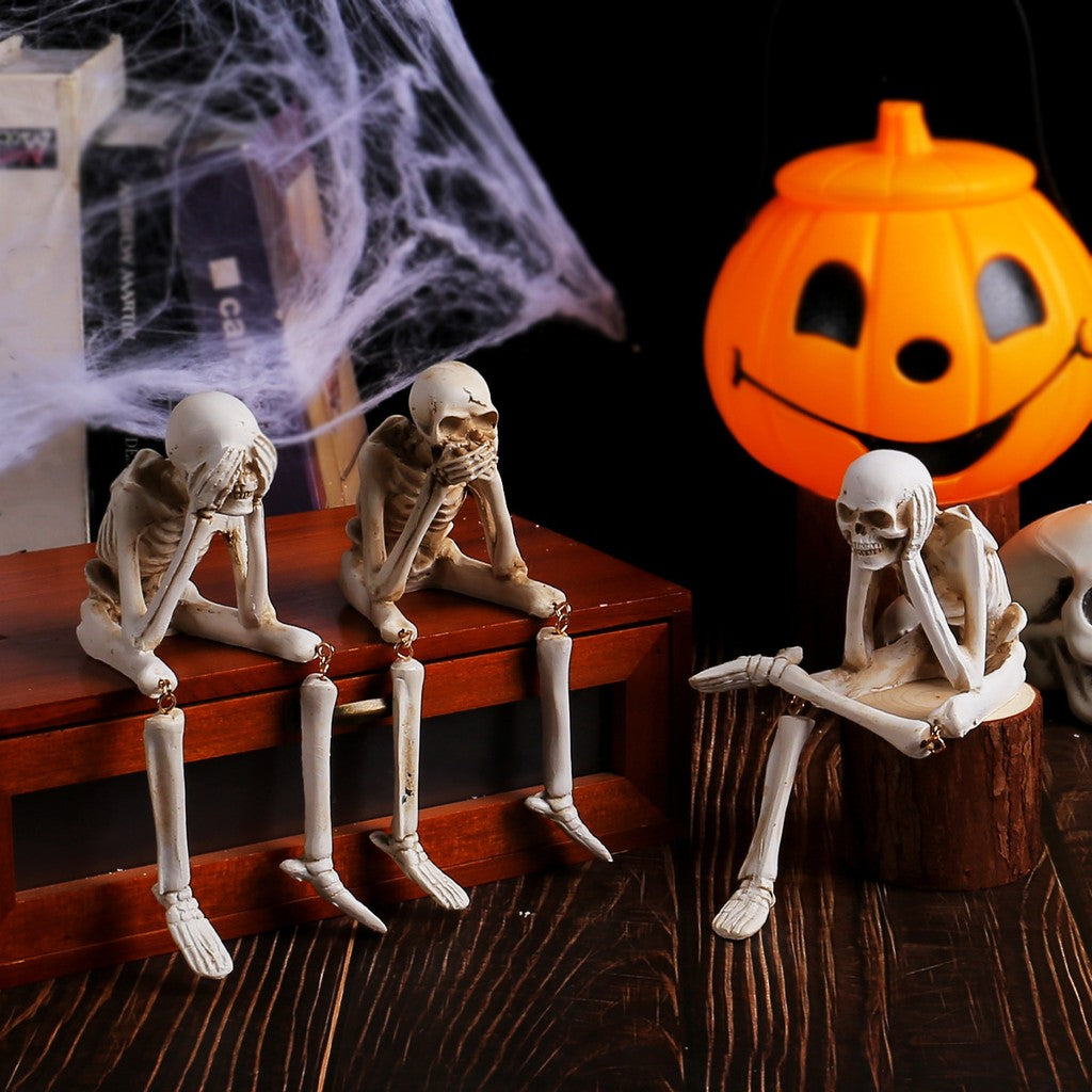 Halloween hodeskalle resindekorasjoner spøkelsesfestival atmosfæredekorasjoner — bilde 2