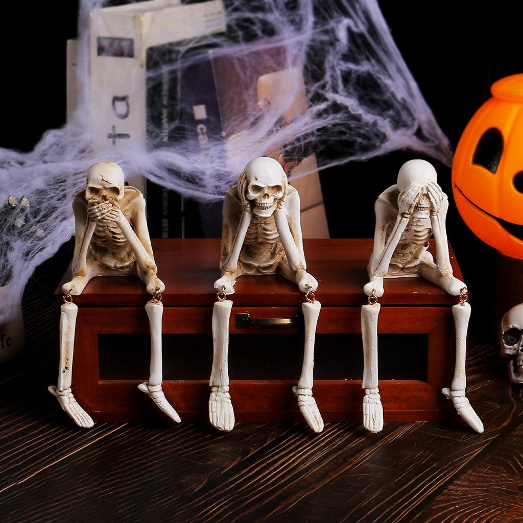 Halloween hodeskalle resindekorasjoner spøkelsesfestival atmosfæredekorasjoner — bilde 3