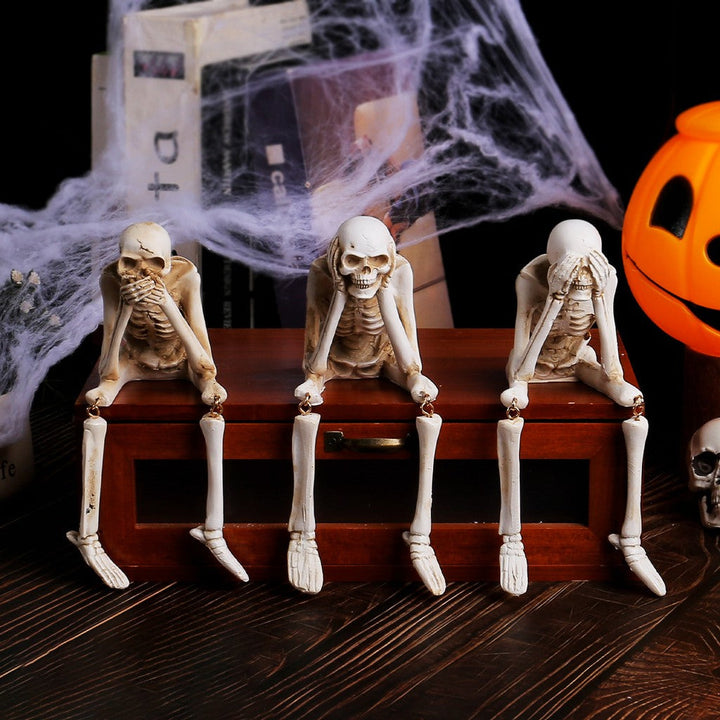 Halloween hodeskalle resindekorasjoner spøkelsesfestival atmosfæredekorasjoner — bilde 3