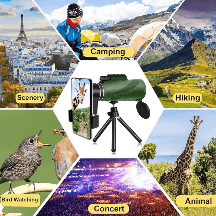 Kompakt Monokular med 8x Ultra-Zoom