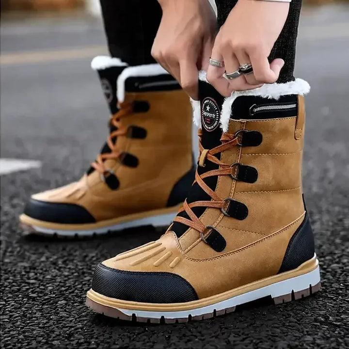 Menns Isolerte Værklare Støvler – Rugged Utendørs Fottøy