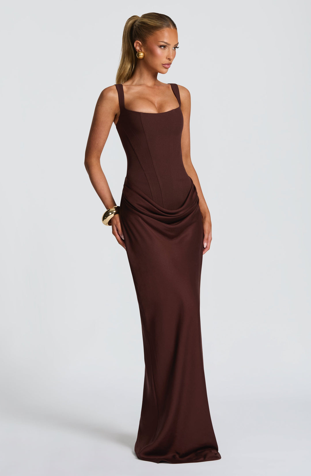 Indy bodycon-maxikjole