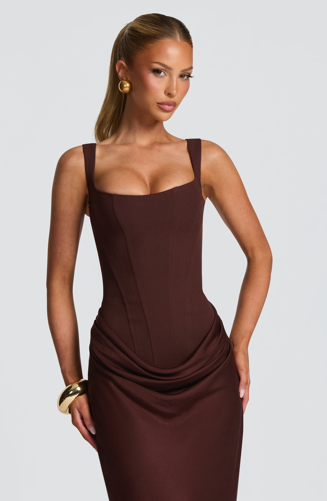 Indy bodycon-maxikjole