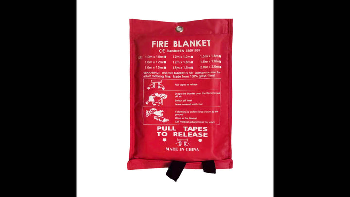 Brannteppe for nødstilfeller for familier og bedrifter – Flammehemmende brannteppe for kjøkken, kontor og bil